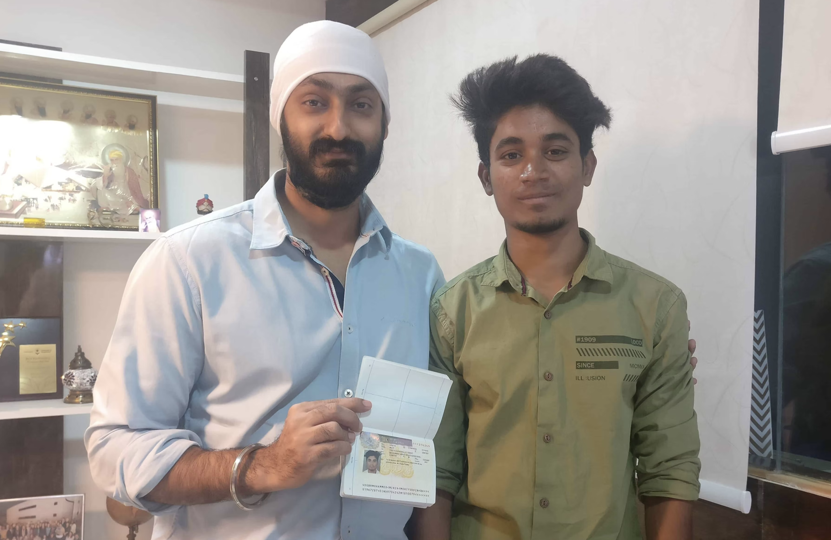 TEG Student celebrating university admission success